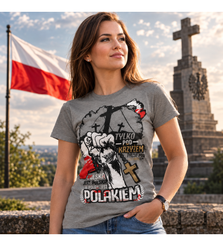 Koszulka damska TYLKO POD KRZYŻEM